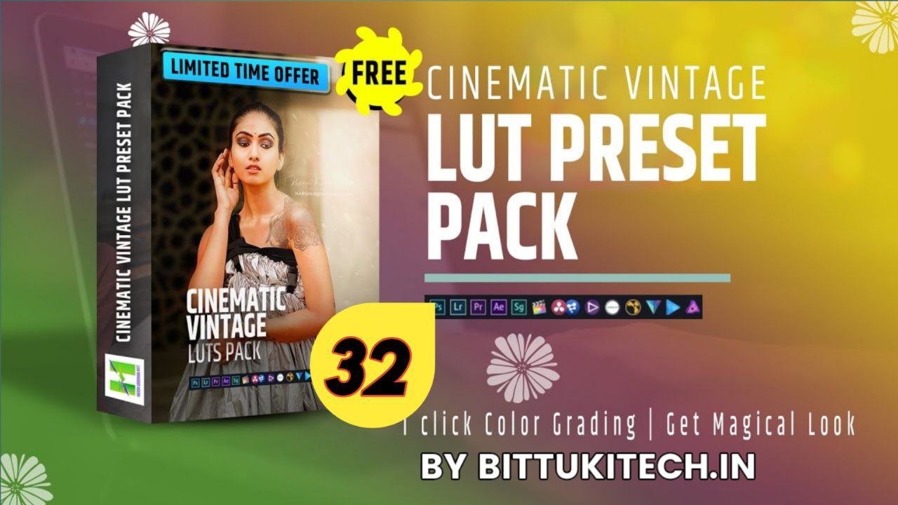 Unleashing the Power of 32 Cinematic LUTs Pack for Premiere Pro, DaVinci, and Final Cut
