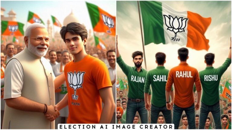 Create BJP Congress Ai Photo Editing Prompt [2024] Election Ai Image Creator