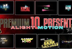 Top 10 NULL Alight Motion Text Animation Presets NULL