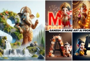 Ganesh Chaturthi 2024: 3D Name Art AI Image Prompts