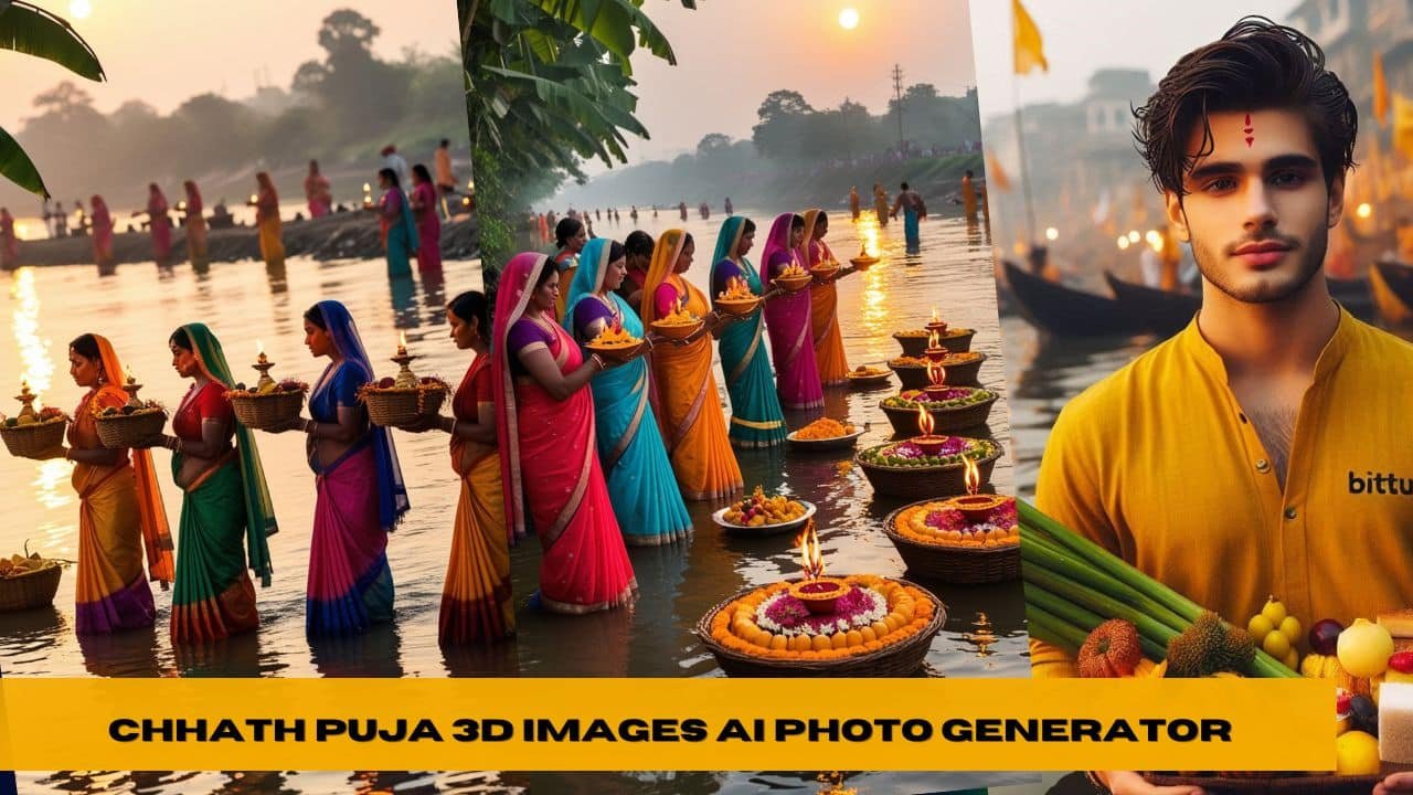 Chhath Puja 3D Images Ai Photo leonardo Image Creator